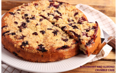 Recipe:Blackberry and Almond Crumble Cake