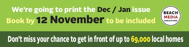 Deadline date for the Dec/Jan issue is 13th November